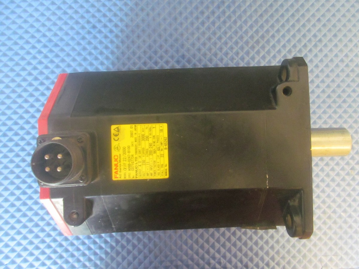 NOS Fanuc AC Servo Motor aif22/3000 A06B-0247-B100 3.0kW NOS Fanuc AC Servo Motor aif22/3000 A06B-0247-B100 3.0kW