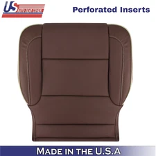 2014-2019 For Chevy Silverado High Country Leather Driver Bottom Cover Brown
