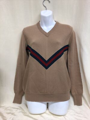 RARE vintage GUCCI sweater, 1950s iconic green red stripe on RARE vintage GUCCI sweater, 1950s iconic green red stripe on