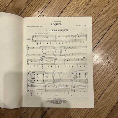 Requiem John Rutter Oxford University Press 1986 SATB - Bild 3 von 3