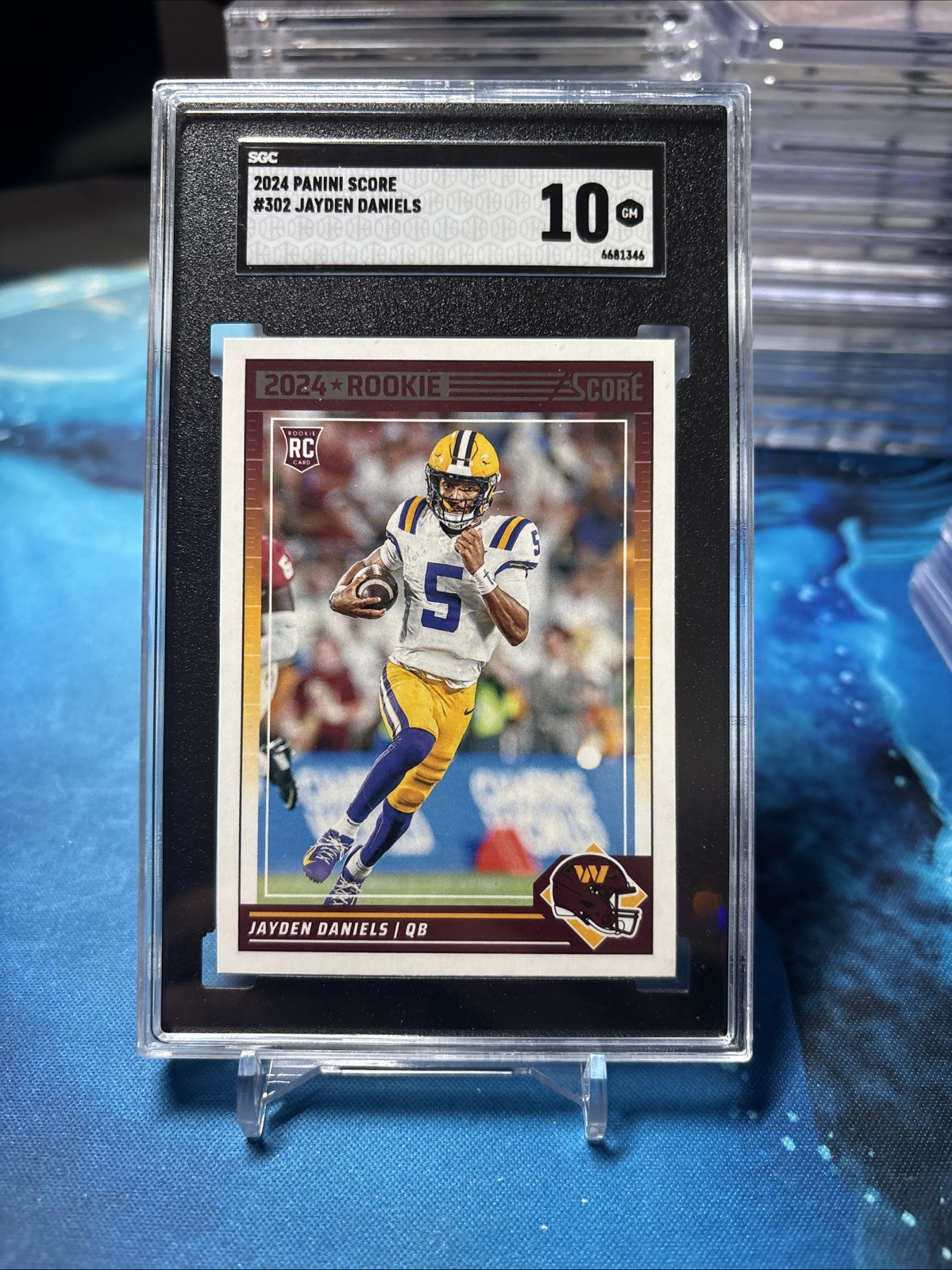 2024 Score - Rookies Jayden Daniels #302 Scorecard (RC)