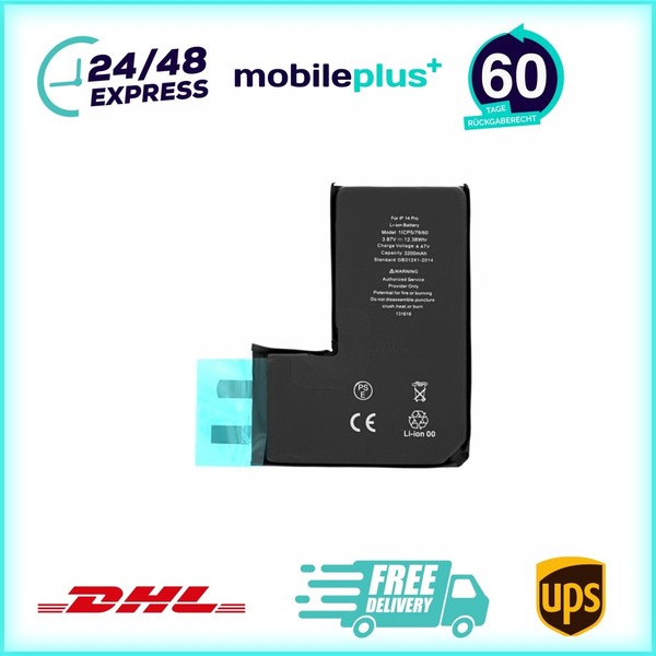Akku FüR Iphone 14 Pro Ohne Flex-Kabel Batterie Accu Ersatzakku-image