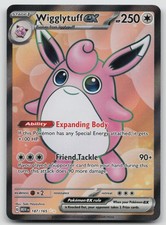 Wigglytuff ex 187/165 Ultra Rare 151 Pokemon Holo Near Mint on eBay