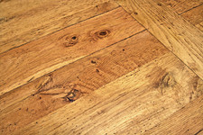 Outstanding Antix Solid Oak French Plank Top Refectory Farmhouse Table