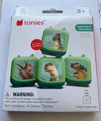 4 Clever Tonics - Learning And Discovery - Gentle Giant Dinosaurs - 4 Cartridges