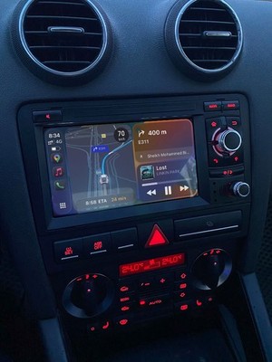 4+64GB Android 14 Für AUDI A3 8P S3 2003-2012 Autoradio Apple Carplay GPS Navi