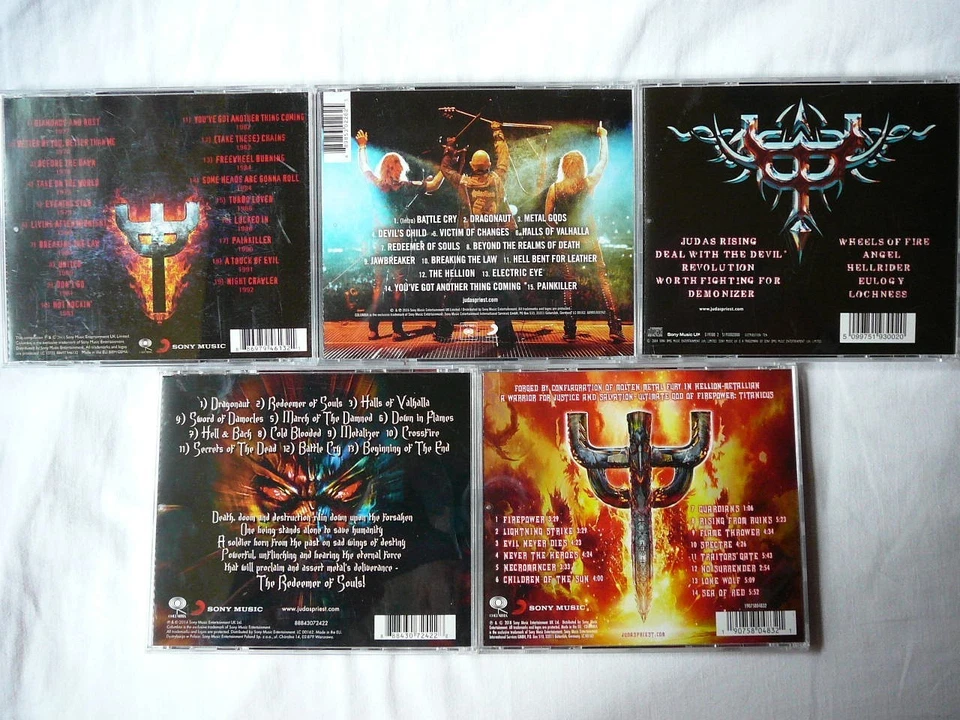JUDAS PRIEST-5 CD Sammlung-Firepower, Redeemer, Battle Cry u.a. - Bild 4 von 4
