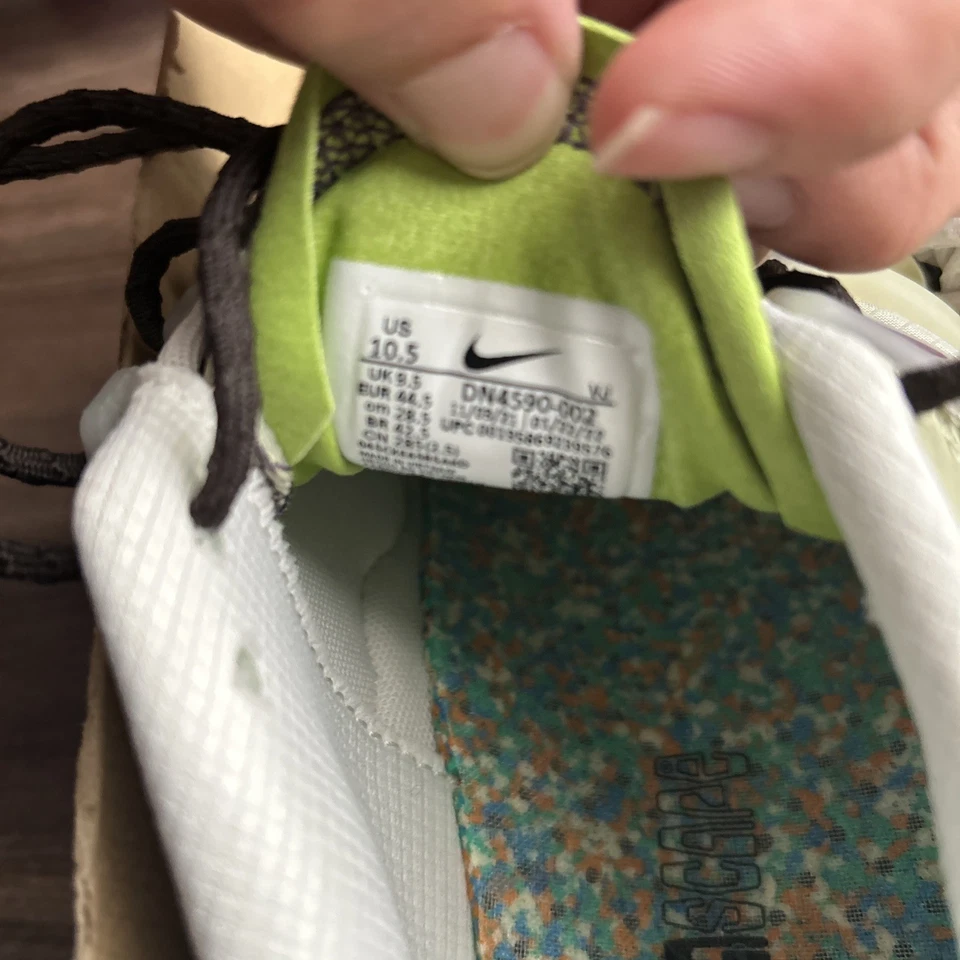 Nike Airmax Terrascape Plus Size 10.5 Phantom Vivid Green Olive Aura Brand New - Image 4 of 4