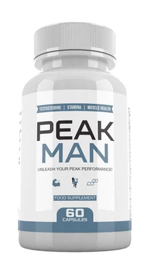 EYSANESHOP Peak Man Capsules for Men Male Formula with All-Natural Ingredients 60 Capsules