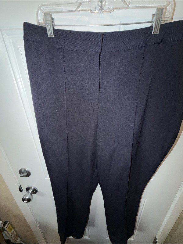 Tory Burch Twill Kakhi Pant Madium Navy/411. Size 18 New With Tags. MSRP $328