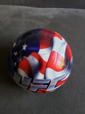 Vintage RARE!! Viz-a-Ball UFC Bowling Ball USA American Flag
