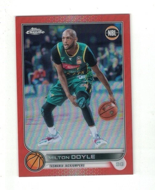 Milton Doyle 2022-23 Topps NBL Chrome ORANGE REFRACTOR #12/25 Australia STAR