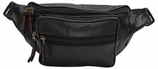 Genuine Leather Lambskin Waist Bag Fanny Pack with RFID Protection, The Perfect