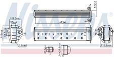 NISSENS 961227 Ladeluftkühler für BMW