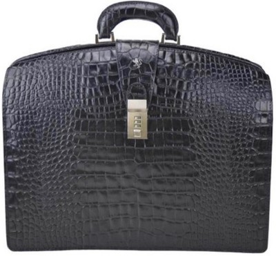ATLAS of BOSTON  Vintage Crocodile Briefcase - Lawyer/Doctor Bag -  Made in USA