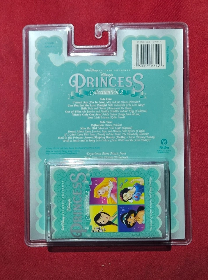 Disney 60635-4 Princess Collection Volume 2 (1998) Cassette NEW In Packaging - Image 2 of 3