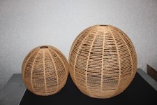 Deckenlampe Ersatzschirm E27 Adapter E14 Rattan Pendelleuchte Lampe Lampenschirm