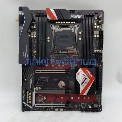 For ASRock X99 Gaming i7 Motherboard LGA 2011-3 DDR4 PCIe3.0 10 *mn