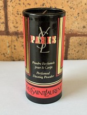 Vintage Yves Saint Lauren YSL Paris Perfumed Dusting Powder 1.25 oz  READ