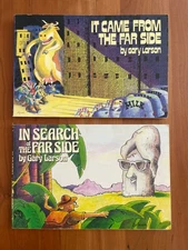 2 Gary Larson SC Books IN SEARCH OF THE FAR SIDE and IT CAME FROM THE FAR SIDE