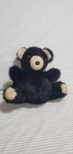 VTG GENUINE MINK FUR TEDDY BEAR 10  TALL SITTING DOWN