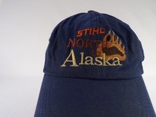 RARE STIHL North To Alaska Embroidered Cap Cotton Adjust Buckle Hong Kong A26