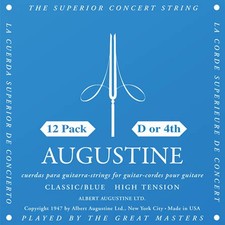 Augustine High Tension Nylon Guitar Strings 12 Pack of D 4th Strings