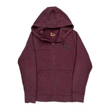 Carhartt Hoodie - Large Burgundy Cotton