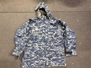 US NAVY USN NWU GORE TEX COLD WEATHER DIGITAL CAMOUFLAGE PARKA - LARGE REGULAR