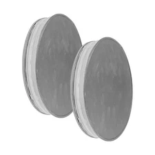 2pack Galvanized Metal Duct End Cap - 12 Inch Fit - Available in Different Sizes