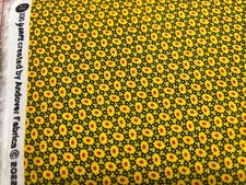 Cotton Fabric 1800s Civil War Repro Chrome Yellow 100 Years ANDOVER Fabrics FQ