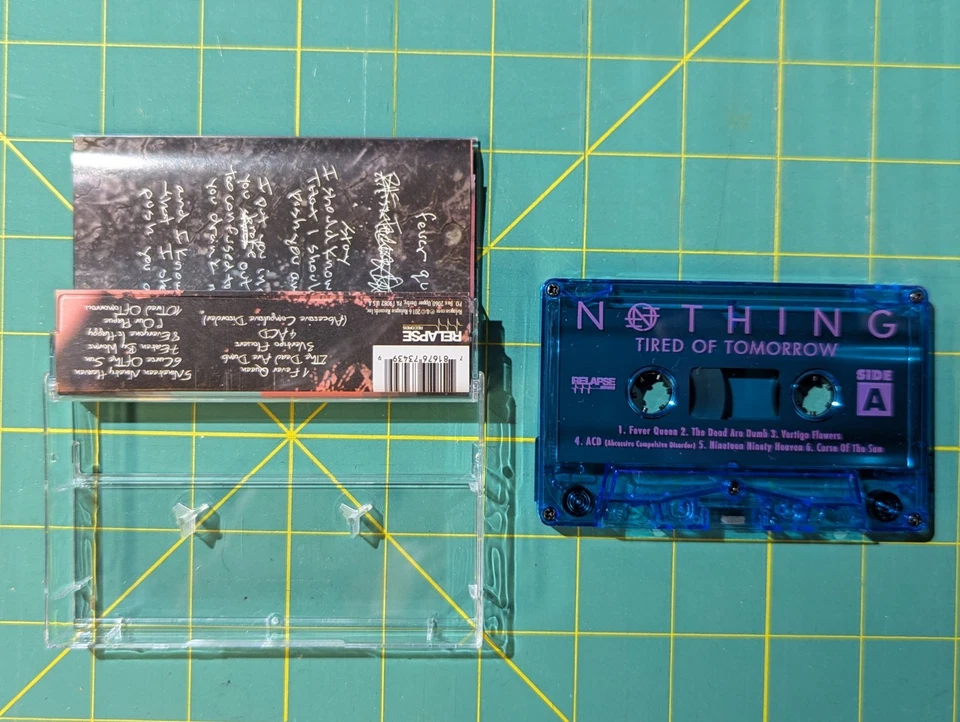 Nothing - Tired Of Tomorrow *CASSETTE* /500 - Image 3 of 4