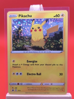 Pikachu 7/15 McDonald's Match Battle Set 2022 Holo Ultra Rare Pokemon Card  | eBay UK