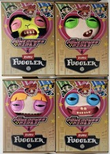 SET OF 4 Fuggler Powerpuff Girls BUBBLES MOJO JOJO BLOSSOM BUTTERCUP Plush Zuru