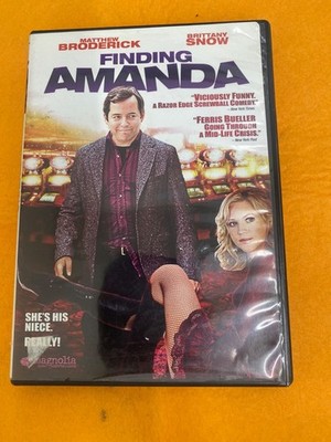 Finding Amanda Comedy DVD Featuring Matthew Broderick & Brittany Snow