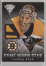 2013-14 Panini Titanium Game-Worn Gear Patch 2/25 Tuukka Rask #GG-TR Patch 5j8
