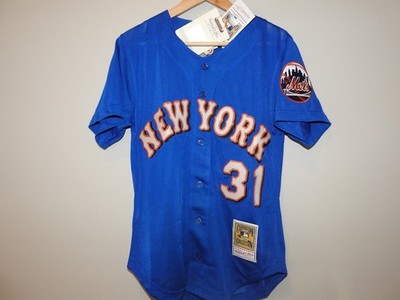 Mitchell & Ness NY Mets #31 Baseball Jersey New Mens XX-LARGE $130