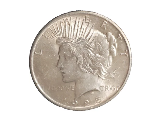 1925-P  PEACE DOLLAR   UNC ORIGINAL SURFACES Good Album Filler