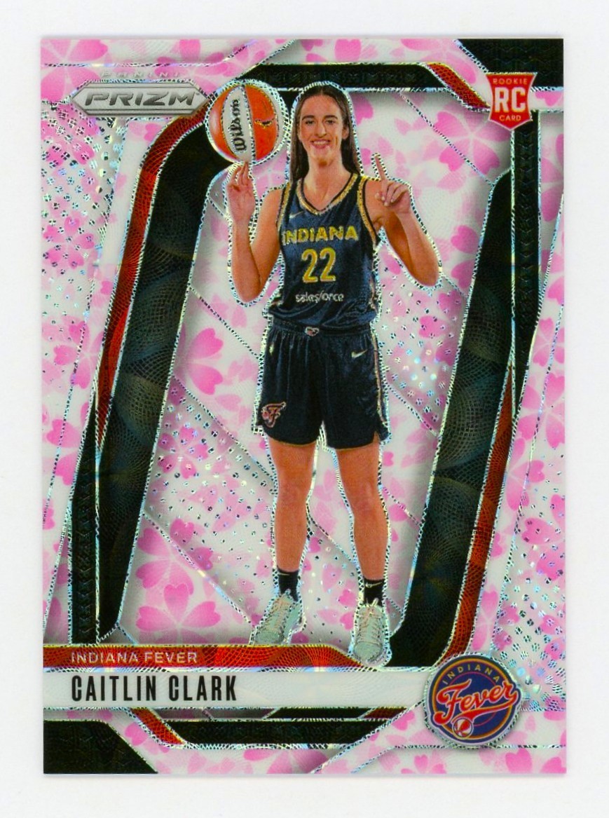 2024 PANINI PRIZM WNBA CHERRY BLOSSOMS FOTL #145 CAITLIN CLARK /20 RC