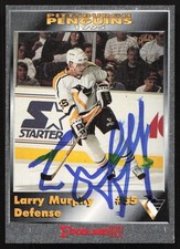Larry Murphy Signed 1993-94 Foodland Card 24 Pittsburgh Penguins