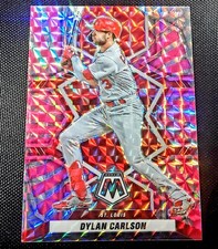 2022 Panini Mosaic - Dylan Carlson #138 Pink Swirl Mosaic Prizm /12