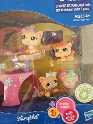 Littlest Pet Shop Petriplets Kittens #1335 1336 1337 for sale
