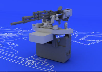 Eduard 648079 1/48 Il-2 UBT gun Tamiya Brassin for Aircraft