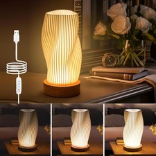 Nachttischlampe Tischlampe Tischleuchte Kleine Nachttisch Dimmbarer Deko-Lampe