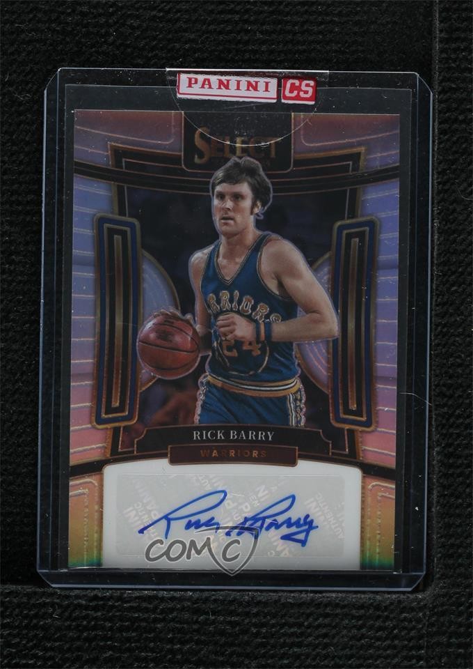 2023-24 Panini Select Signatures 20/149 Rick Barry #SS-BAR Auto HOF 14t3