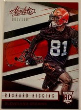 Rashard Higgins RC Rookie 2016 Absolute Spectrum#174 Red /100 Cleveland Browns