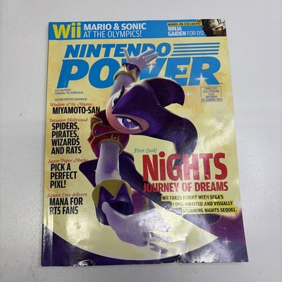 Nintendo Power Magazine June 2007 Vol 216 Poster Included. Nights Journey Dreams