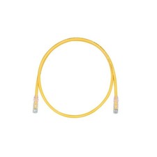 25 ft Panduit UTPSP25YLY 24 AWG Copper Cat 6 UTP Patch Cord Yellow