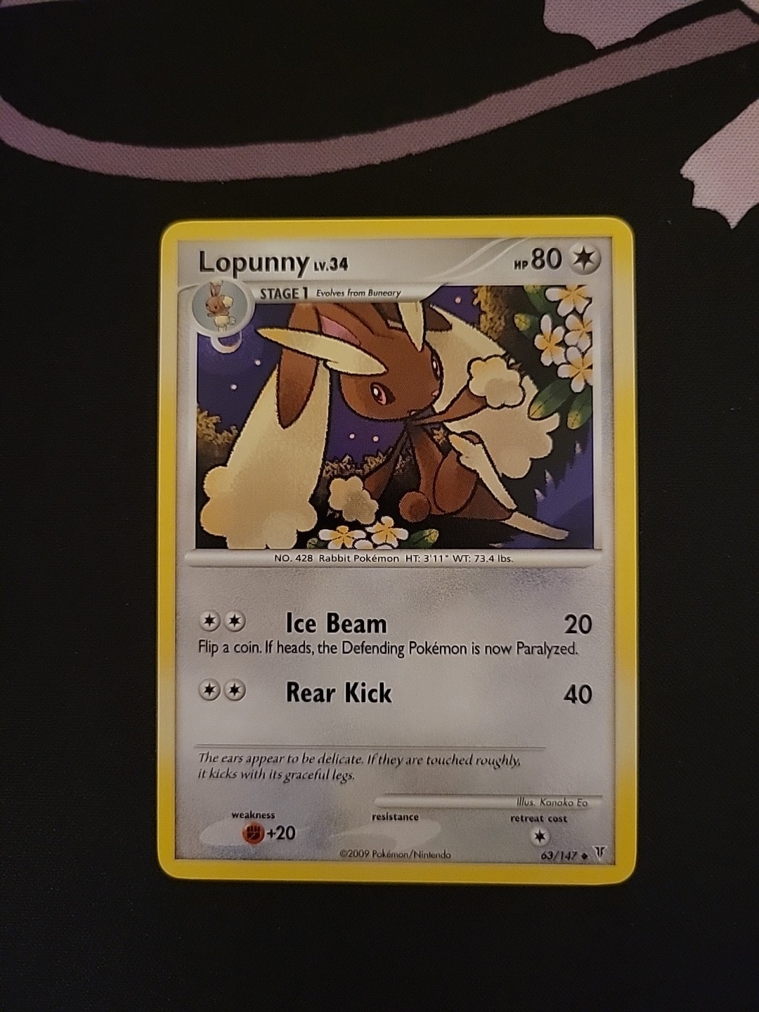 Pokemon Lopunny 63/147 Supreme Victors Regular LP Condition