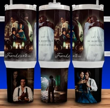40 oz Frankenstein - Let Us Be Monsters Together - Del Toro Cup Mug Tumbler
